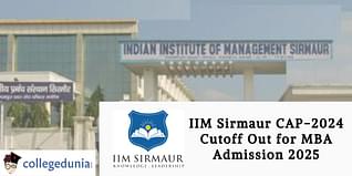 IIM Sirmaur CAP-2024 Cutoff Out for MBA Admission 2025; Check Details Here